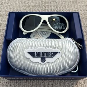Babiators polarized white baby sunglasses